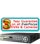 Everfocus H.264 4 channel DVR with DVD & USB