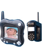 Wireless system with LCD DVR monitor